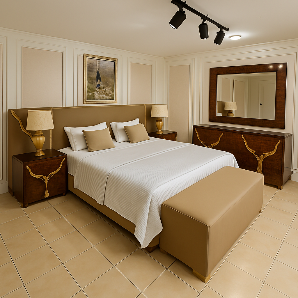 Ivory Luxe Bed