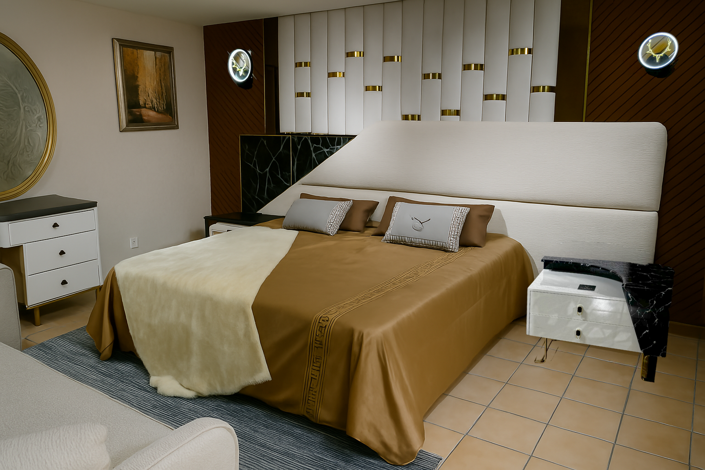 NoirBlanc Haven Bed